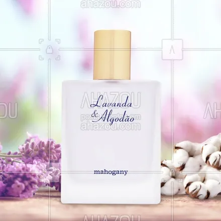 posts, legendas e frases de mahogany para whatsapp, instagram e facebook: Deixe seu dia perfumado com Lavanda e Algodão. A lavanda traz em sua essência o simples e delicado. Já o algodão, conforto e sutileza. ​
⠀
Com notas de lírio branco e baunilha, o frescor da primavera é único neste frasco.
⠀
#Mahogany ​
#AFormulaDaVitalidade​
#Vitalidade​
#LavandaeAlgodao #ahazoumahogany #ahazourevenda