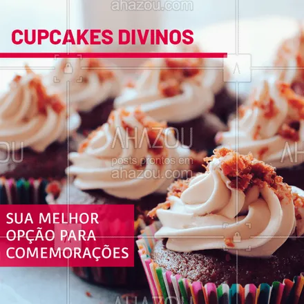 posts, legendas e frases de doces, salgados & festas para whatsapp, instagram e facebook: Aproveite para fazer o seu pedido! #gastronomia #ahazou #cupcake #ahazoutaste #doces 