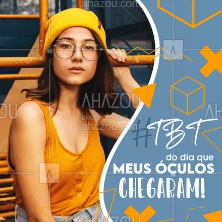 posts, legendas e frases de óticas  para whatsapp, instagram e facebook: Mostra o #tbt do seu primeiro dia com seus óculos novos! 
#AhazouÓticas #lentesdecontato  #oculos  #oculosdegrau  #oculosdesol  #otica  #oticas 