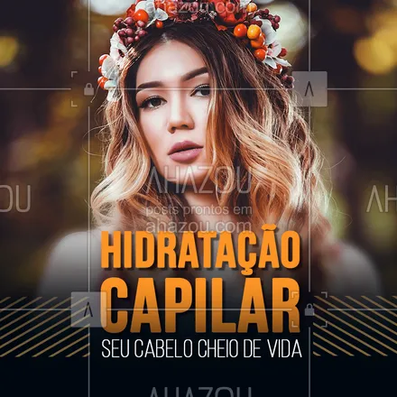 posts, legendas e frases de cabelo para whatsapp, instagram e facebook: Um cabelo hidratado já é o suficiente pra te deixar mais poderosa ?
Vamos hidratar essas madeixas? Marque hoje mesmo o seu horário ??
#beautyhair #hairstylist #hidratação #cabelosaudavel #ahazou #bandbeauty 