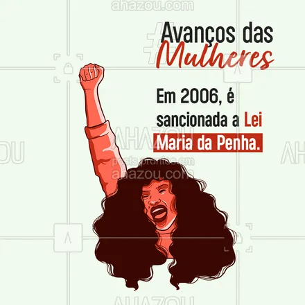 posts, legendas e frases de posts para todos para whatsapp, instagram e facebook: Maria da Penha, que deu nome à Lei, precisou ser vítima de duas tentativas de homicídio e lutar por quase 20 anos para que conseguisse colocar o seu ex-marido na cadeia. Graças à luta de Maria da Penha, nasceu a Lei nº 11.340/2006 para combater a violência contra a mulher, uma das conquistas mais importantes das mulheres brasileiras! 💪🏻
#ahazou #igualdadefeminina #direitosdasmulheres #girlpower #empoderamentofeminino 