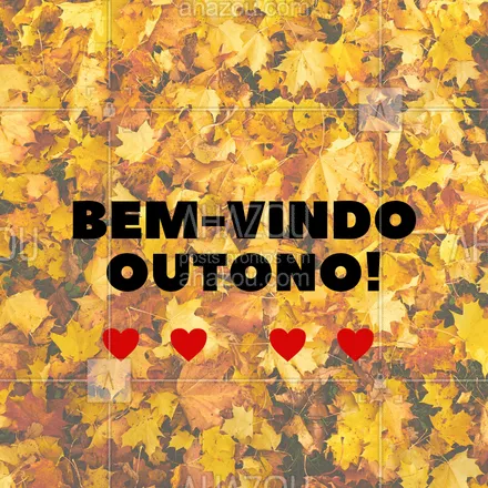 posts, legendas e frases de posts para todos para whatsapp, instagram e facebook: Bem-vindo Outono! ❤️️ #outono #ahazou #estaçaodoano #estaçao