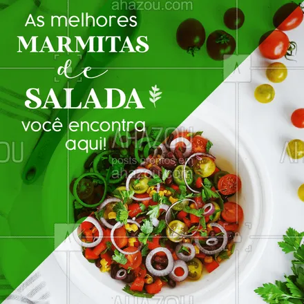 posts, legendas e frases de marmitas para whatsapp, instagram e facebook: Entre em contato e conheça nosso cardápio! 😉
#salada #marmitadesalada #ahazoutaste #comidacaseira  #comidadeverdade  #marmitando  #marmitas  #marmitex 