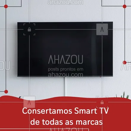 posts, legendas e frases de eletricista para whatsapp, instagram e facebook: Sua Smart TV está com problemas? Nós consertamos #ahazou #eletricista #TV #smartv #conserto #reparo