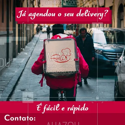 posts, legendas e frases de assuntos variados de gastronomia para whatsapp, instagram e facebook: Entregamos na sua casa. 

#delivery #agenda #quarentena #Ahazoutaste 