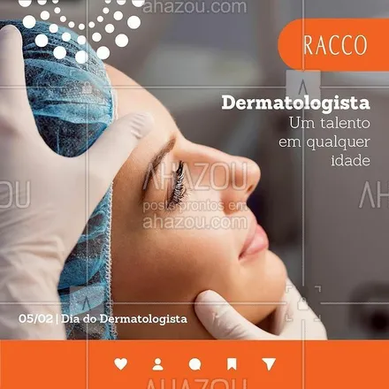 posts, legendas e frases de racco para whatsapp, instagram e facebook: Dia do #Dermatologista 🧡 Parabéns, para quem busca a sua melhor versão. #ahazouracco #ahazourevenda