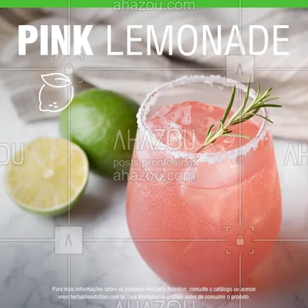 posts, legendas e frases de herbalife para whatsapp, instagram e facebook: Essa receita de Pink Lemonade é prática, fácil e deliciosa para fazer no dia a dia! Uma ótima pedida para o verão! ​???⠀
_⠀
Ingredientes ✅⠀
_⠀
- 2 colheres medidas (12g) de Beauty Booster sabor Frutas - Vermelhas​⠀
- ½ colher de chá (1,7g) de Herbal Concentrate sabor Limão​⠀
- 450 ml de água​⠀
- 6 morangos​⠀
 _ ​⠀
Modo de preparo ✅⠀
_⠀
Pique os morangos em rodelas. Misture o Beauty Booster, o Herbal Concentrate, a água e os morangos picados em uma jarra. Mexa bem. Deixe na geladeira por duas horas para refrigerar e para que o sabor do morango se misture com os outros ingredientes. Retire da geladeira, adicione o gelo e sirva. ​⠀
_⠀
Rendimento: 2 porções ​⠀
Informações nutricionais (por porção) ​⠀
Valor energético: 35Kcal ​⠀
Proteína: 4,3g ​⠀
Fibras: 0,9g ​ #ahazouherbalife #ahazourevenda