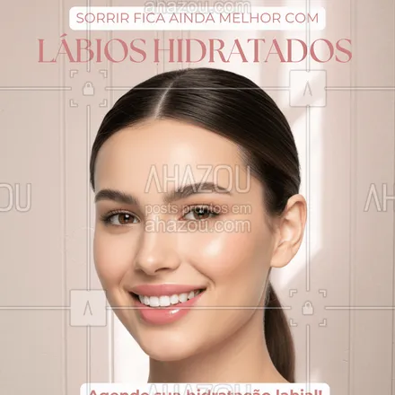 posts, legendas e frases de  para whatsapp, instagram e facebook: Um sorriso bonito começa com lábios bem cuidados! 💕
A hidratação labial repõe nutrientes e deixa os lábios mais lisinhos, com cor natural e aparência saudável.

✨ Resultado: nada de ressecamento ou pelinhas soltas!

💌 Reserve seu horário e venha realçar seu sorriso com esse tratamento que é puro autocuidado.

#hidrataçãolabial #labiosbonitos #esteticafacial #autocuidadofeminino #belezanatural #cuidadodiario #esteticacorporal #labioshidratos