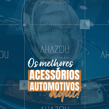 posts, legendas e frases de estética automotiva & lavajato para whatsapp, instagram e facebook: É a oportunidade que você não vai querer perder: aqui vendemos os melhores acessórios automotivos pro seu veículo. O que estiver procurando, pode ter certeza que aqui encontra. 
#Acessórios #AhazouAuto #Automotivos #Automobilistico #Automotivo #Carros #Carro #EsteticaAutomotiva #EsteticaELavaJato #Loja #Automoveis #Automovel #AcessóriosAutomotivos #Venda