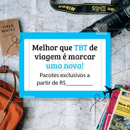 posts, legendas e frases de agências & agentes de viagem para whatsapp, instagram e facebook:  E aí, vamos marcar seu próximo TBT? ?
#DiadeTBT #viagens #AhazouTravel #agentedeviagens #agenciadeviagens #AhazouTravel 