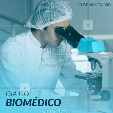 posts, legendas e frases de assuntos variados de Saúde e Bem-Estar para whatsapp, instagram e facebook: Parabéns aos biomédicos por esse dia porque através de um microscópio eles mudam o mundo!
#biomedicos #ahazou #parabens