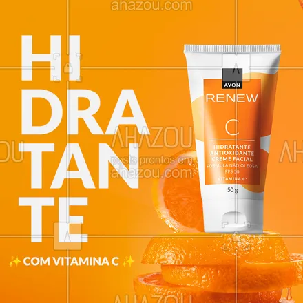 posts, legendas e frases de avon para whatsapp, instagram e facebook: Hidratação multibenefícios com vitamina C? Temos! 🍊🍊🍊>>>

O meu Hidratante Antioxidante não é suuuuper icônico à toa, né? Ele tem a fórmula multifuncional perfeita pra você que quer ter uma pele hidratada, tratada, protegida contra os raios solares e muito radiante! ✨

Garanta já o seu #RenewVitaC, agora em uma nova embalagem. É só falar com a sua Consultora de Beleza favorita ou ir até o meu site (link na bio). #ahazouavon #ahazourevenda