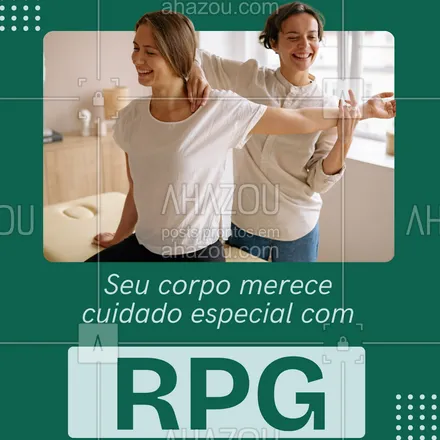 posts, legendas e frases de  para whatsapp, instagram e facebook: A Reeducação Postural Global (RPG) devolve a harmonia ao seu corpo, tratando a causa das dores e não apenas os sintomas. Invista na sua saúde hoje!
📲 Agende agora!
#RPG #Fisioterapia #Postura #BemEstar