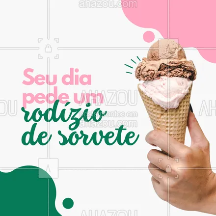 posts, legendas e frases de gelados & açaiteria para whatsapp, instagram e facebook: Você sabia que estamos trabalhando com rodízio de sorvetes em nossa sorveteria? Reúna a galera e bora aproveitar essa novidade! #ahazoutaste #açaí #açaíteria #cupuaçú #gelados #icecream #sorvete #sorveteria #ahazoutaste 