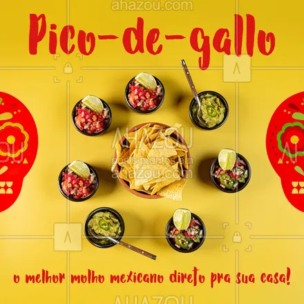 posts, legendas e frases de cozinha mexicana para whatsapp, instagram e facebook: O que você está esperando para fazer o seu pedido? 🌶🥵
#picodegallo #molhomexicano #ahazoutaste #comidamexicana  #cozinhamexicana  #vivamexico 