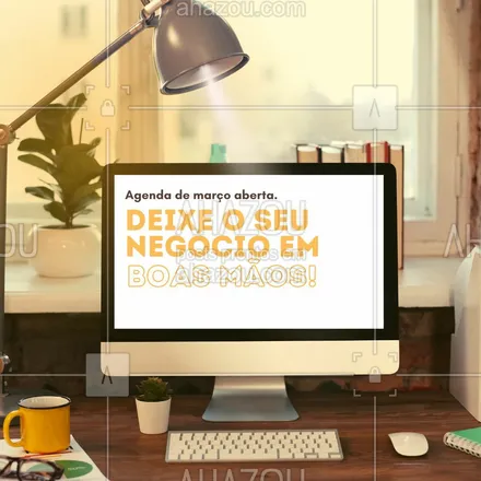 posts, legendas e frases de marketing digital para whatsapp, instagram e facebook: Nós oferecemos serviço completo de social media e pacotes de artes para o seu negócio. Entre em contato conosco e reserve já o seu horário para conversar sobre as suas necessidades e expectativas. #AhazouMktDigital #marketing  #marketingdigital  #mktdigital  #redessociais  #socialmedia #agenda #agendaaberta