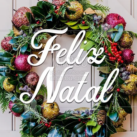 posts, legendas e frases de posts para todos para whatsapp, instagram e facebook: Desejamos a todos os nossos clientes e amigos um Feliz Natal repleto de amor, paz, união e felicidade! #feliznatal #natal #ahazou #boasfestas #bandbeauty