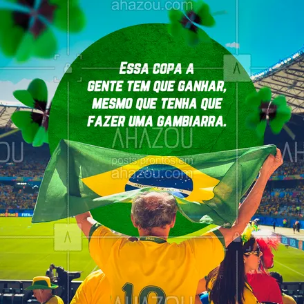posts, legendas e frases de posts para todos para whatsapp, instagram e facebook: É o famoso jeitinho brasileiro, né? Se precisar, já sabemos como tem que fazer.😜 #ahazou #copadomundo #memesdacopa #copafeminina #ahazou 