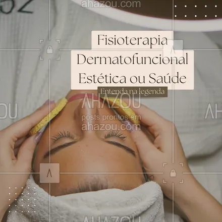 posts, legendas e frases de fisioterapia para whatsapp, instagram e facebook: As ações e tratamentos, aplicados por um(a) fisioterapeuta dermatofuncional, ajuda retardar o envelhecimento da pele, assim como melhorar a aparência de peles com marcas do tempo. Tudo isso acontece por meio de técnicas e de tecnologias que estimulam a produção de colágeno, assim como, a aplicação de produtos e medicamentos. Procure sempre um(a) profissional qualificado para cuidar da sua saúde e estética. Gostou do nosso conteúdo?🛎️ Ative o sininho e não perca nossas próximas postagens! #fisioterapia #dermatofuncional #AhazouSaude #fisio #fisioterapeuta #physiotherapy #qualidadedevida