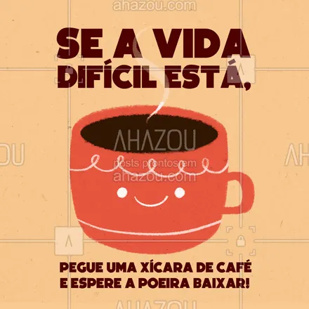 posts, legendas e frases de cafés para whatsapp, instagram e facebook: Encare a vida com uma xícara de café na mão! ☕💖
#ahazoutaste #cafeteria  #café  #coffee  #barista  #coffeelife 