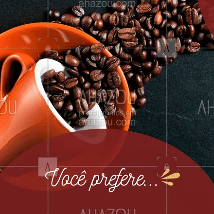 posts, legendas e frases de cafés para whatsapp, instagram e facebook:  O que importa é você estar feliz e aquecido, a bebida que você vai tomar, fica a seu critério! ??#Café #Chá #ChocolateQuente #ahazoutaste #Carrosselahz  #coffeelife #barista