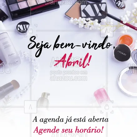 posts, legendas e frases de maquiagem para whatsapp, instagram e facebook: Bora ficar diva? ? Entre em contato e garanta o seu horário! #maquiagem #makeup #ahazou #agenda #abril