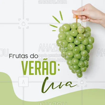 posts, legendas e frases de hortifruti para whatsapp, instagram e facebook: A uva é uma ótima fonte de niacina e potássio. Enquanto a niacina ajuda na pele, no sistema nervoso e no aparelho digestivo, o potássio atua na concentração de líquidos das células, junto com o sódio! 🍇#ahazoutaste #alimentacaosaudavel  #hortifruti  #mercearia  #organic  #vidasaudavel  #qualidade #ahznoel #frutas #frutasdoverao #frutasdaeestacao