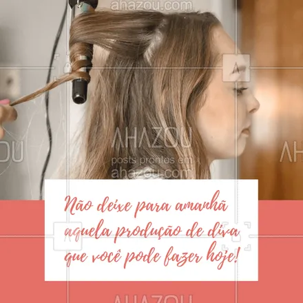 posts, legendas e frases de cabelo para whatsapp, instagram e facebook: Vem ficar diva, agende seu horário ? #cabeleireiro #ahazou #cabelo