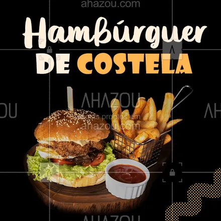 posts, legendas e frases de hamburguer para whatsapp, instagram e facebook: Duvido você resistir... ? #hamburguer #ahazoutaste #hamburguerdecostela #hamburgueria