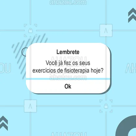 posts, legendas e frases de fisioterapia para whatsapp, instagram e facebook: Fazer os exercícios diariamente ajuda a manter os ossos e músculos forte além de prevenir problemas futuros decorrentes da má postura. Não deixe de fazer os seus exercícios. #fisioterapeuta #fisio #qualidadedevida #AhazouSaude #physiotherapy #fisioterapia #fisioterapeuta #motivacional #exercícios 