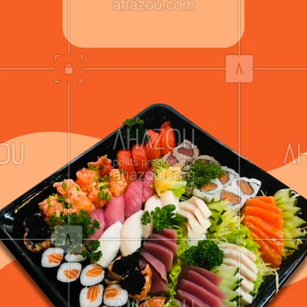 posts, legendas e frases de cozinha japonesa para whatsapp, instagram e facebook: Essa é uma sorte que você sempre pode ter, por isso, aproveite! ?? 
#comidajaponesa #japa #ahazoutaste  #sushitime #sushilovers #japanesefood