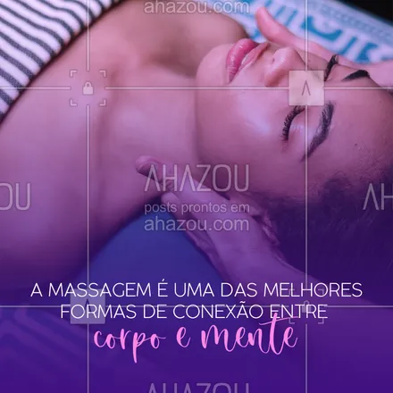 posts, legendas e frases de massoterapia para whatsapp, instagram e facebook: Conecte seu corpo e mente enquanto relaxa e se livra de todas as tensões. Venha fazer uma massagem! 😉
#AhazouSaude #massoterapeuta  #massagem  #massoterapia  #quickmassage  #relax 