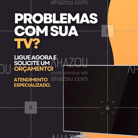 posts, legendas e frases de para whatsapp, instagram e facebook: TV não liga? Imagem travando?
Fale com quem entende!
Aqui você encontra suporte técnico confiável e peças de qualidade.
Chama no direct ou no WhatsApp agora!
#tvquebrada #consertotvurgente #suporteeletronico #eletronicaresidencial #reparacaodeeletronicos #tecnologiadiaria #tvassistencia