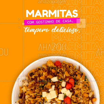 posts, legendas e frases de marmitas para whatsapp, instagram e facebook: Não tem nada melhor do que uma comidinha caseira, não é verdade? Aqui, nosso tempero é tão especial que, ao comer nossas marmitas, você vai sentir aquele gostinho de casa. Faça já o seu pedido para se deliciar (inserir número). 

#comidacaseira  #comidadeverdade  #marmitando #ahazoutaste #marmitas  #marmitex #marmitar #comidatemperada #tempero #sabor #convite