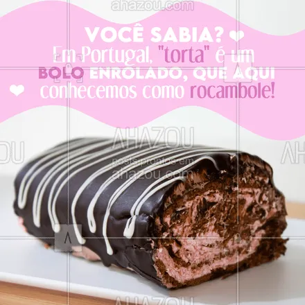 posts, legendas e frases de doces, salgados & festas para whatsapp, instagram e facebook: Já pensou, pedir uma torta em Portugal e receber um rocambole? 🤣🤣
#torta #rocambole #ahazoutaste  #confeitaria  #salgados 