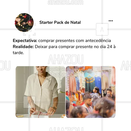 posts, legendas e frases de posts para todos para whatsapp, instagram e facebook: Nada mais brasileiro do que correr para o shopping no dia 24 e enfrentar filas quilométricas. Afinal, presente de última hora tem mais emoção, né?
🙃 Quem aqui já passou por isso? Confessa!
#NatalDoBrasil #ÚltimaHoraSempre #TradiçõesBrasileiras