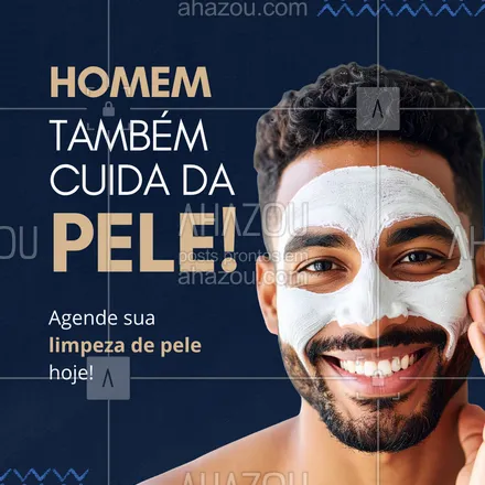 posts, legendas e frases de estética facial para whatsapp, instagram e facebook: Limpeza de pele não é frescura, é autocuidado! Remova cravos, oleosidade e impurezas e sinta sua pele renovada.
✅ Atendimento especializado para homens.
📲 Agende agora e valorize sua aparência! #limpezadepelemasculina #cuidadomasculino #esteticamasculina #homemquetemvaidade #autocuidado #pelelimpa