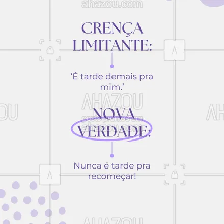 posts, legendas e frases de para whatsapp, instagram e facebook: Essa ideia de que "já passou da hora" é só uma barreira mental.
A vida começa quando você decide mudar.
Dê um passo hoje. Por menor que seja, é o começo da sua virada.
#autoconhecimento #desbloqueamentomental #novaspossibilidades #vidaativa #recomeçar