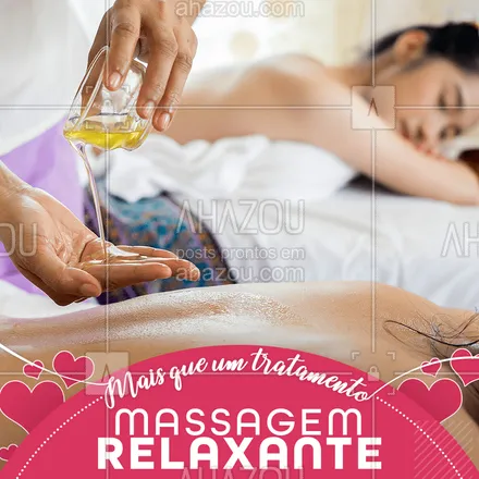 posts, legendas e frases de massoterapia para whatsapp, instagram e facebook: ? A massagem relaxante vai além de apenas aliviar instantaneamente a dor nos músculos!
O método milenar é utilizado para o auxílio de tratamentos de problemas físicos e psicológicos que, afetam a qualidade de vida.
É possível sentir a diferença já na primeira sessão! 

#massagem #massage #relax #relaxamento #relaxar #ahazou #bandbeauty #braziliangal