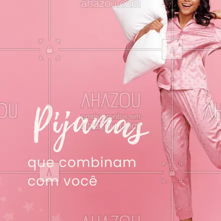 posts, legendas e frases de assuntos variados de Moda para whatsapp, instagram e facebook: Seja para relaxar em casa ou dormir com estilo, nossos pijamas são a escolha perfeita. Modelos confortáveis, modernos e cheios de personalidade. Escolha o seu e sinta a diferença! 😴✨
#PijamasEstilosos #ModaÍntima #ConfortoEmCasa #CompreJá