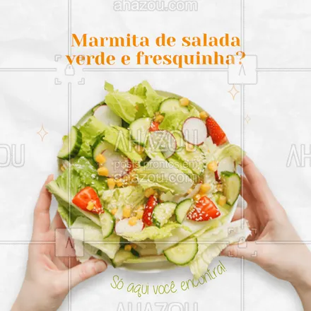 posts, legendas e frases de marmitas para whatsapp, instagram e facebook: As melhores opções para o seu almoço, em opções que cabem no seu bolso e agradam ao seu paladar! 🥗😋
#salada #ahazoutaste #comidacaseira  #comidadeverdade  #marmitando  #marmitas  #marmitex 