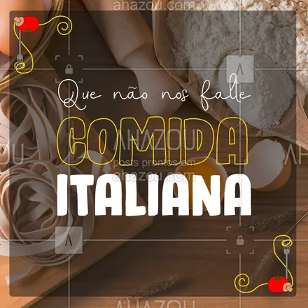 posts, legendas e frases de cozinha italiana para whatsapp, instagram e facebook: Esse é o principal pedido de hoje! ?? #ComidaItaliana #Pasta #ahazoutaste #massas #italianfood #ahazoutaste 