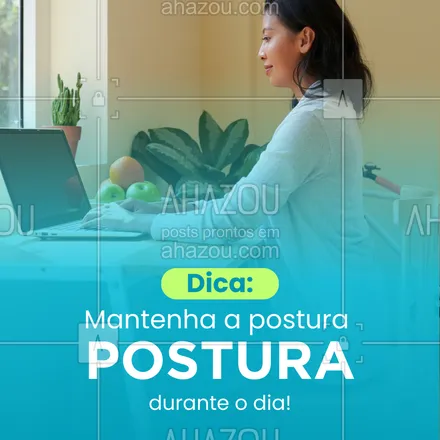 posts, legendas e frases de fisioterapia para whatsapp, instagram e facebook: Uma postura correta evita dores nas costas, pescoço e ombros. A fisioterapia motora oferece exercícios e orientações para melhorar sua postura no trabalho, em casa ou durante atividades físicas. Cuide da sua coluna! 💪
#FisioterapiaMotora #PosturaCorreta #SaúdeDaColuna #DicasDeSaúde