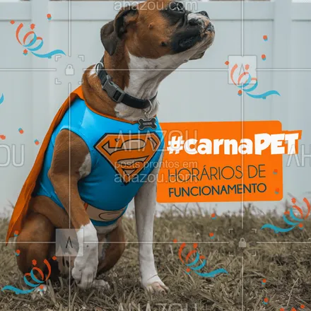 posts, legendas e frases de assuntos variados de Pets para whatsapp, instagram e facebook: ? O carnaval tá chegando! ?
E vamos funcionar em horários especiais. Fique atento para seu amiguinho não ficar sem vaga!
#pet #carnapet #carnaval2019 #ahazou #horariosespeciais #comunicado
