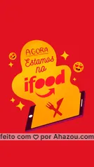 🆕Temos uma super novidade pra você! ESTAMOS NO IFOOD.🎊 📲Faça agora mesmo  o seu pedido pelo …