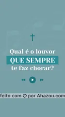 Pin em ENQUETE GOSPEL