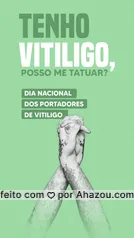 1 de agosto. Dia nacional dos portadores de vitiligo - OncoExpress