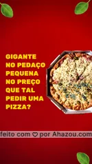 Amigo que é amigo deixa o último pedaço de pizza pra você! 🍕❤ Quinta  também é dia de pizza. Então, o que é melhor que pedir…