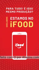 🆕Temos uma super novidade pra você! ESTAMOS NO IFOOD.🎊 📲Faça agora mesmo  o seu pedido pelo …