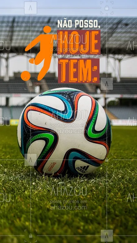 posts, legendas e frases de posts para todos para whatsapp, instagram e facebook: Hoje tem jogão! Venha assistir aqui!
 #ahazou #jogo #bola #futebol #diadejogo